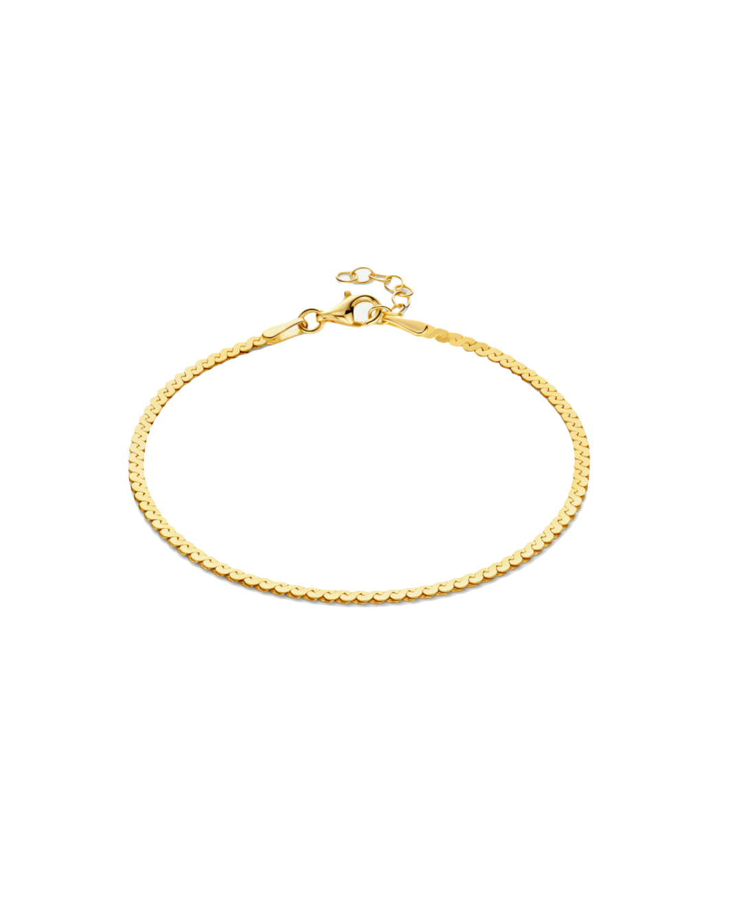 Slangeflettede Armbånd