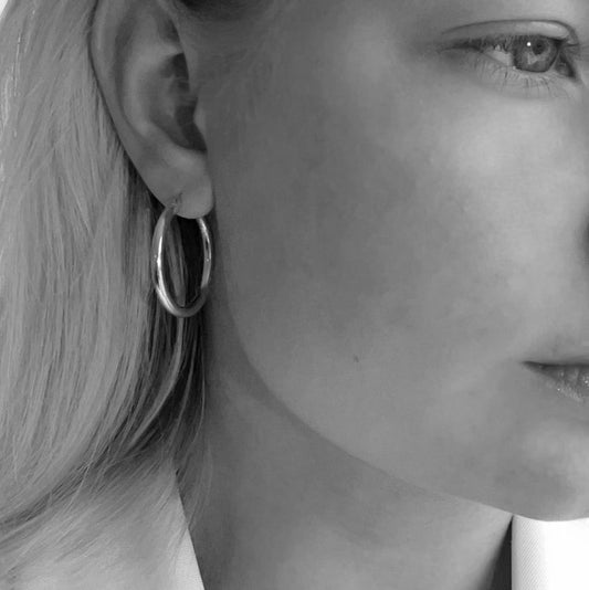 Klassiske Hoop Øreringe