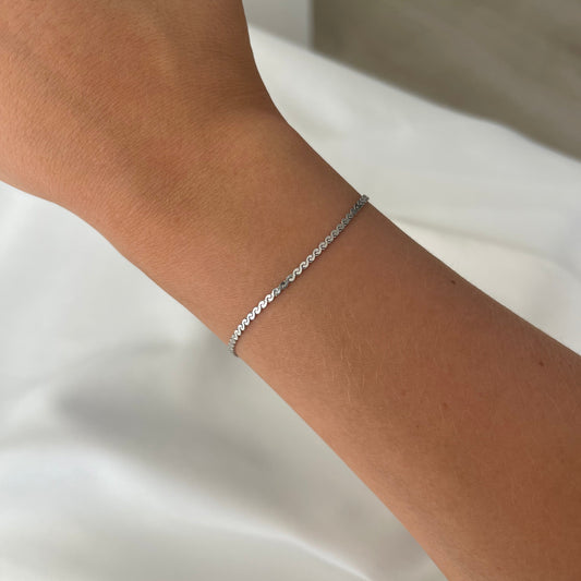 Slangeflettede Armbånd