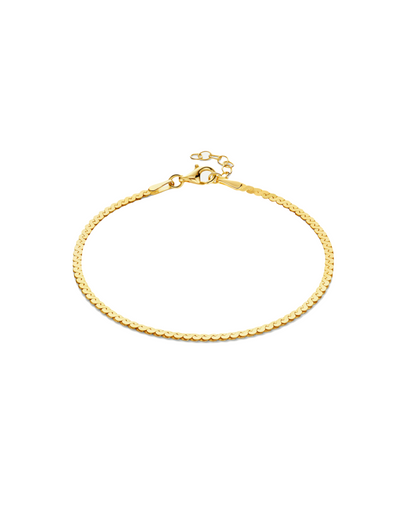 Slangeflettede Armbånd